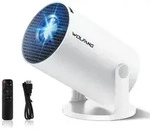 WOLFANG Mini Beamer【Integrierte Apps & WiFi 6】 1080P Tragbarer Projektor mit Blu