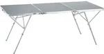 tectake&reg; Aluminium Campingtisch Jumbo klappbar 180 x 70 x 70,5 cm - Silber