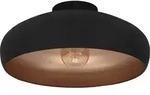 EGLO Deckenlampe Mogano, Deckenleuchte Industrial, Vintage, aus Stahl,