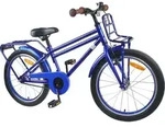 vidaXL Kinderfahrrad 18 Zoll f&uuml;r 5-7 Jahre alt Dunkelblau - Blau