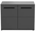 Cozze&reg; Outdoor-K&uuml;che T&uuml;rmodul Elements, 110 x 60 x 90 cm, Stahl / HPL,...