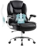 IWMH Chefsessel Ergonomisch B&uuml;rostuhl mit Klappbarer Armlehnen,...