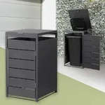 ML-Design M&uuml;lltonnenbox 1er, M&uuml;lltonnenverkleidung f&uuml;r 1 Tonne, 240L,...