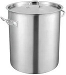 VEVOR Kochtopf 39,7 L Edelstahl, 350 x 410 mm Gro&szlig;volumiger Suppentopf
