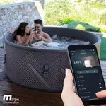 BRAST Whirlpool aufblasbar MSpa Frame Mono Eco f&uuml;r 6 Personen | &Oslash;173x65cm |...