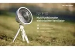 Nitecore Ventilator NEF10 mit Licht und Powerbank in 2 Farben farbe - Wei&szlig;