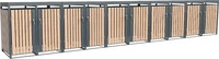 Westmann HHWTC-6-10, Westmann Metall M&uuml;lltonnenbox Planta 10x240 L...