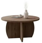 MIRJAN24 Couchtisch Tamisa, Wohnzimmer Kaffeetisch (Farbe: Nuss Okapi) - Braun