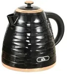 HOMCOM Wasserkocher 1,7 L, 2200W, Kabellos, BPA-Frei mit Kalkfilter - Schwarz