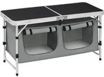 WOLTU Campingtisch Campingschrank faltbar Alu H&ouml;henverstellbar mit Stauraum...