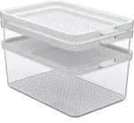 rotho K&uuml;hlschrank Organizer 3-tlg. CAUMA - Wei&szlig;