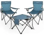 Campingm&ouml;bel-Set faltbar &ndash; 2 Campingst&uuml;hle und 1 Campingtisch, leicht und