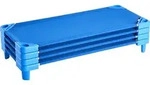 VEVOR Stapelbares Kleinkinderbett, 4er-Pack, Tragbares Kleinkinderbett,
