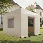 VEVOR Winterabdeckung, passend f&uuml;r 3,05 x 3,05 m Pavillon, Ersatzabdeckung mit