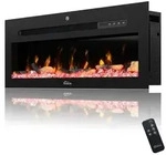 TroniTechnik&reg; Wandkamin Panorama Elektrokamin LED Flammeneffekt Elektrisch...