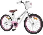 vidaXL Kinderfahrrad 18 Zoll f&uuml;r 5-7 Jahre alt Wei&szlig; - Wei&szlig;