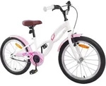 vidaXL Kinderfahrrad 18 Zoll f&uuml;r 5-7 Jahre alt Wei&szlig; - Wei&szlig;