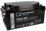 Q-Batteries 12LC-80 / 12V - 80Ah Blei Akku Zyklentyp AGM - Deep Cycle VRLA