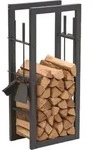 DanDiBo Kaminholzregal Innen Metall mit Besteck 96601 Brennholzregal...