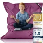 Lazy Bag Riesensitzsack XL 250 Liter in Violett &ndash; Wasserfester Bean Bag f&uuml;r...