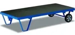 Variofit Schwerlast-Rollplatte, Typ:Vollgummibereifung, Ladefl&auml;che:2490x800 mm,