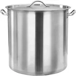 vidaXL Suppentopf 98 L 50&times;50 cm Edelstahl - Silber