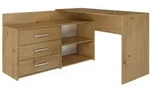 Topeshop DANY ARTISAN KPL Computertisch Eichenfarben - Braun