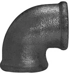 Riegler Winkel 90, 90&deg;, Rp 3 i., Rp 3 i., Temperguss schwarz