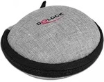 DELOCK Kopfh&ouml;rer Schutztasche f&uuml;r In-Ear Kopfh&ouml;rer - Schwarz/Grau