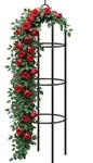 Rosenbogen Rosens&auml;ule verschiedene Modelle Metall Rankhilfe Rankgitter Garten,