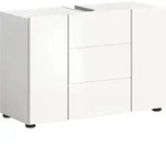 xonox.home Waschbeckenunterschrank Vira wei&szlig; Melamin 82x56x34 cm - Wei&szlig;