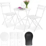 KESSER&reg; Bistroset 3-teilig Bistrotisch mit 2 klappbaren St&uuml;hle Set Balkonset