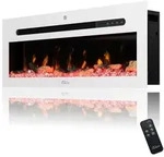 TroniTechnik&reg; Wandkamin Panorama Elektrokamin LED Flammeneffekt Elektrisch...