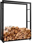 CLP Kaminholzst&auml;nder Keri V2 schwarz 25x100x125 cm - Schwarz