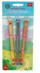 LEGAMI l&ouml;schbare Gelschreiber 3er Set &ndash; Hunde, Fur-ever Friends, Summer Limited