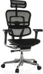 hjh OFFICE Luxus Chefsessel ERGOHUMAN GEN2 Ergonomischer B&uuml;rostuhl mit...