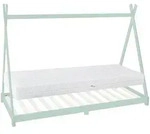 ML-Design Kinderbett Tipi 90x200 cm mit Matratze & Lattenrost,...