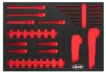 Vigor V5173-L, Teiler-Set, Schwarz, Rot, Schaum, Vigor V5173, 393 mm, 563 mm