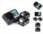Makita Power Source Kit 12V mit 2x BL1041B Akku 4,0Ah + DC10WD Ladeger&auml;t
