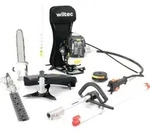 Wiltec 4-in-1 Multifunktionsger&auml;t mit 2-Takt-Motor mit Rucksack, Backpacker