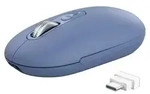 Trust Seron Slim Multi, Beidh&auml;ndig, Optisch, RF Wireless + Bluetooth, 3200 DPI, Blau
