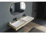 Einbau-Waschbecken PB2129 - Mineralguss - Wei&szlig; matt - 53 x 32 x 10,5 cm - Wei&szlig;