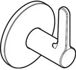 hansgrohe AXOR One Absperrventil Unterputz, mit Hebelgriff, 48772820