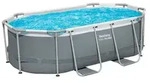 Steel Pro MAXTM Solo Pool ohne Zubeh&ouml;r 305 x 200 x 84 cm, grau, oval