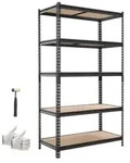 VEVOR Schwerlastregal 1025x517x1813mm, 1134kg Belastbares Lagerregal mit...