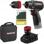 PARKSIDE PERFORMANCE 12V Bohrschrauber PBSPA 12 Akku 2.0 Ah+ Bosch Bohrerset