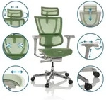 hjh OFFICE Luxus Chefsessel ERGOHUMAN SLIM G GEN2 Ergonomischer B&uuml;rostuhl mit