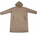 vidaXL Decken-Hoodie Kamel S Flanell - Braun