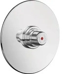 Delabie DU-Selbstschl.Vent.TEMPOSTOP G1/2 UP 30Sek,m.Ros.Edst.D130mm - Wei&szlig;