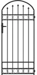 vidaXL Zaunpfosten ASSEN 200 x 88 x 14 cm Stahl Grau Abschlie&szlig;bar - Grau